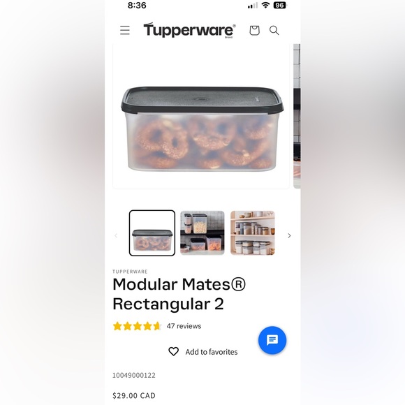 Tupperware Modular Mates Rectangular Storage Containers - Picture 6 of 6